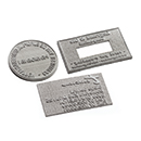 PLAQUES-TEXTE SÉPARÉ PERSONNALISÉ